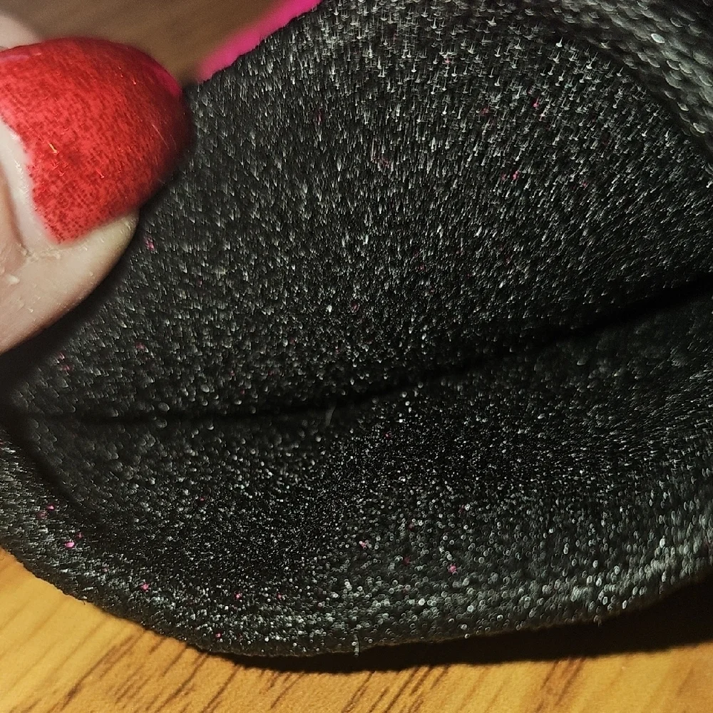 Girls Vibrant Pink and Black Athletic Socks Size Xsmall